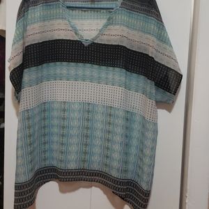 Oversized overlay shirt